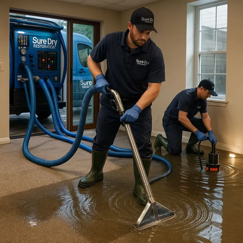 Water Extraction and Removal process in Knox City, TX